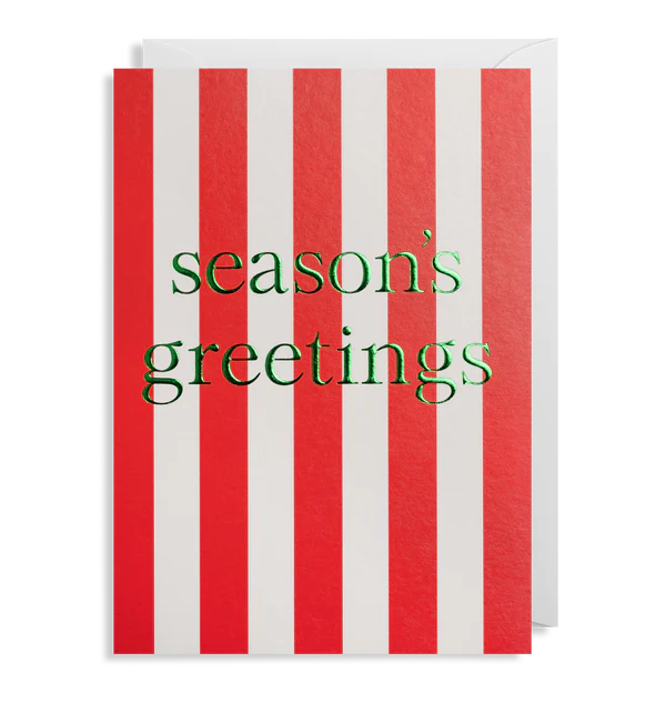 Season's Greetings Stripes