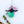 Nudie Mermaid Pendant Necklace (Black & Lilac)