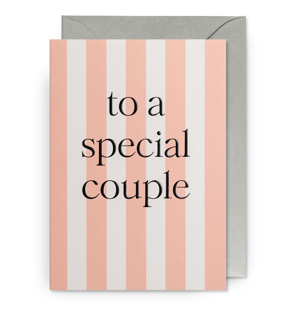 To a Special Couple Stripes