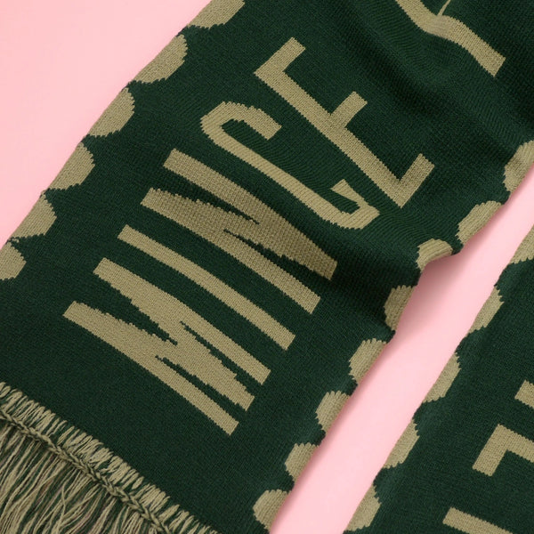 Mince Pie Appreciation Society Knitted Scarf