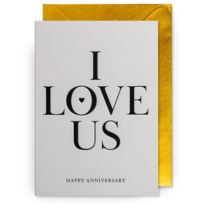 I Love Us Anniversary by Lagom