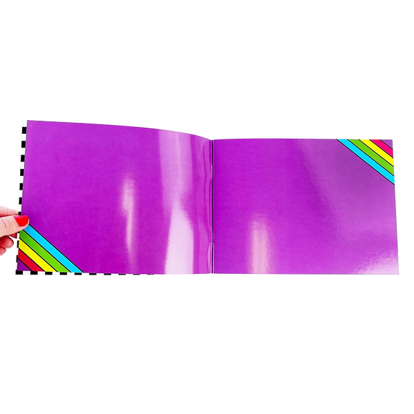 Retro Rainbow Sticker Collection Book