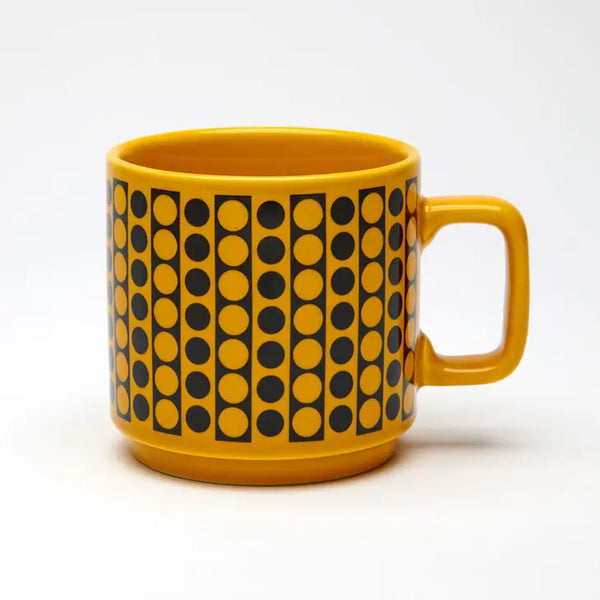 Circles Yellow - Magpie X Hornsea Mug by Magpie X Hornsea