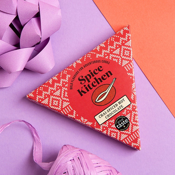 Chai-Spiced Hot Chocolate Triangle