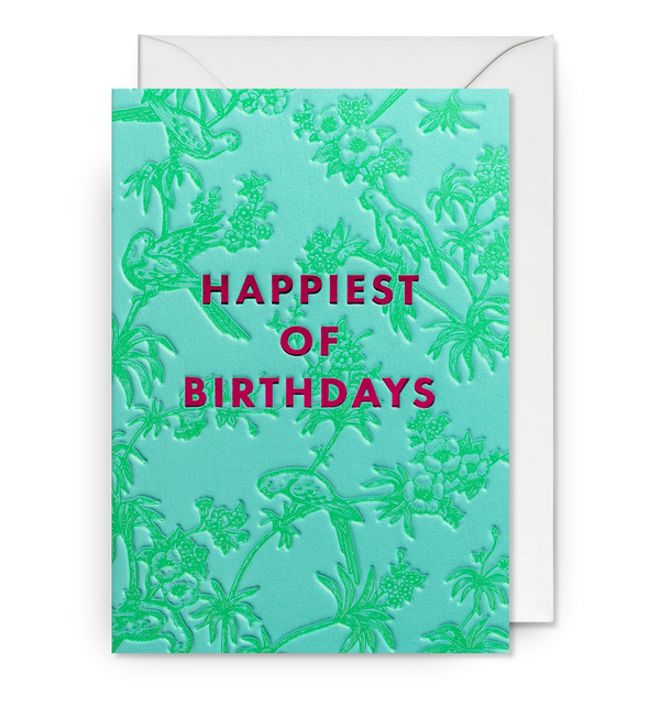 Parakeets Happiest of Birthdays