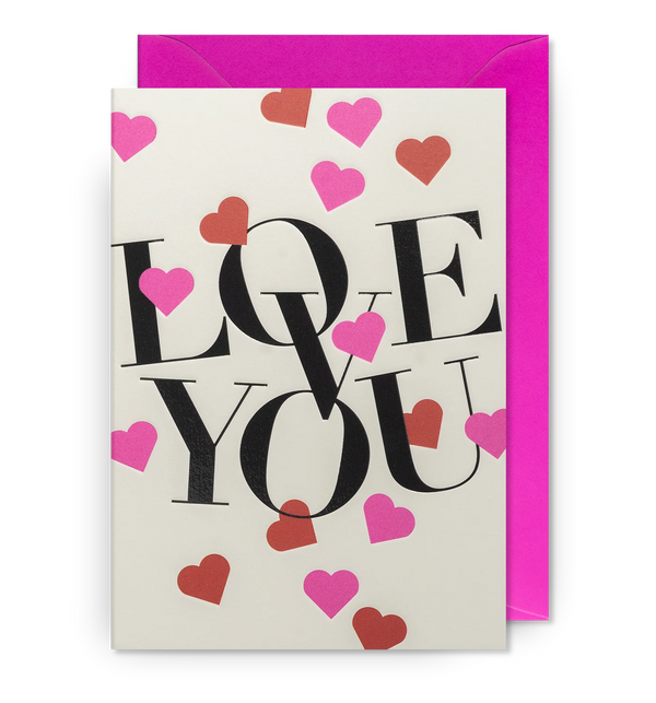 Love You Heart Confetti