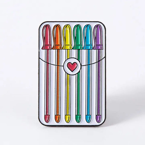 Stationery Gel Pens Enamel Pin