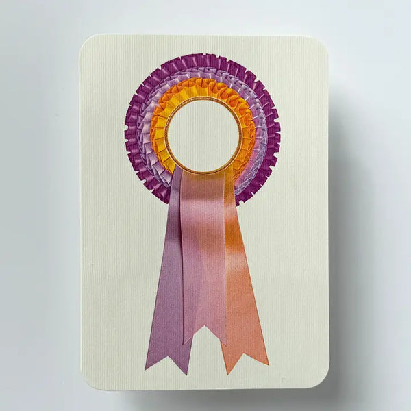 Pastel & Yellow Rosette by Canonbury Press