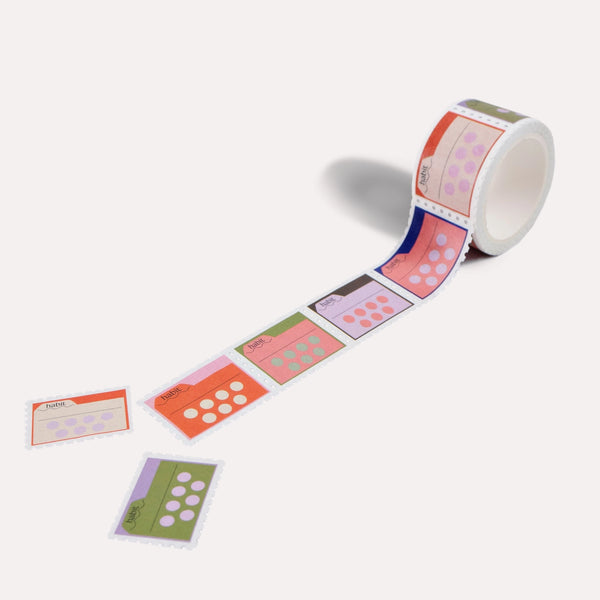 Habit Tracker Stamp Washi Tape