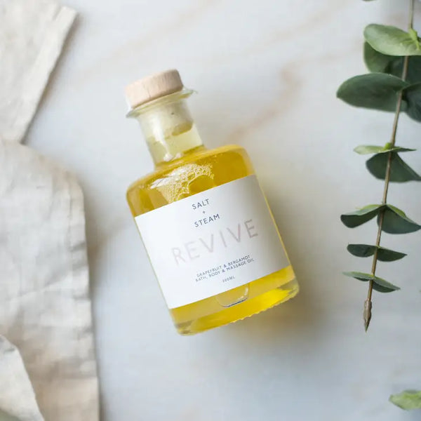 Revive - Grapefruit & Bergamot Bath and Body Oil by Salt + Steam