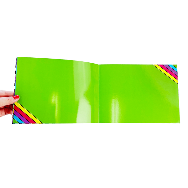 Retro Rainbow Sticker Collection Book