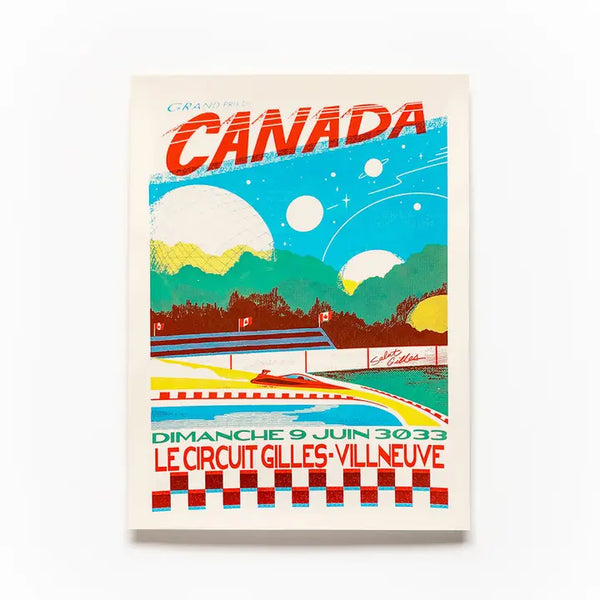 Canadian Grand Prix Screenprint