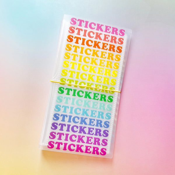 Colourful Stickers Pocket Sticker Keeper