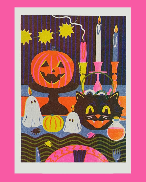 Halloween Mini Riso Print