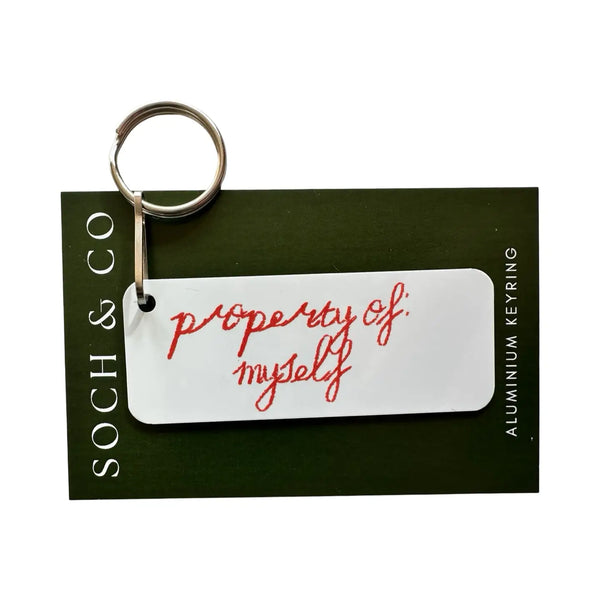 Property of Myself Keyring