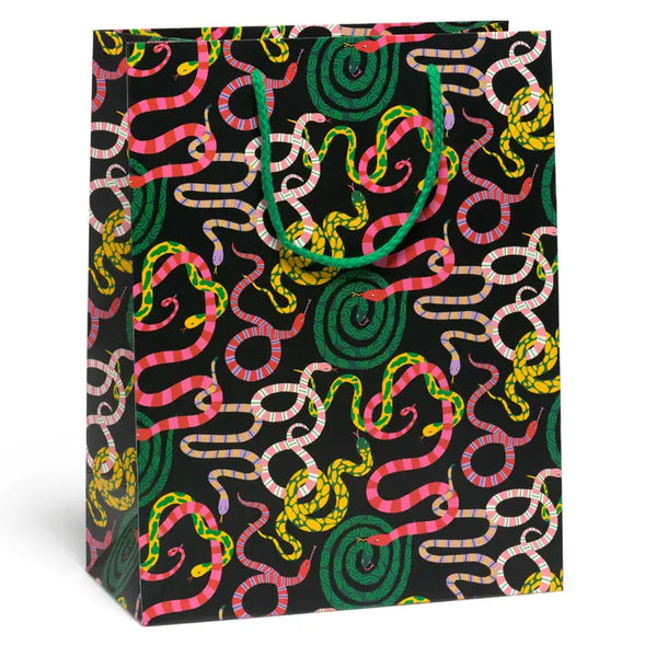 Vibrant Snakes Gift Bag by Red Cap Cards