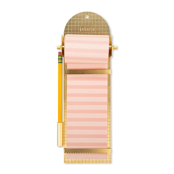Magnetic Note Roller with Pen Holder and Paper Roll