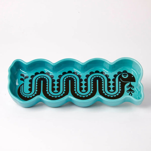 Magpie X Hornsea Nessie Trinket Dish Teal