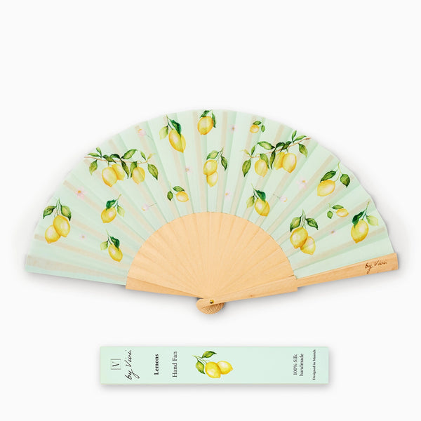 Lemons Hand Fan