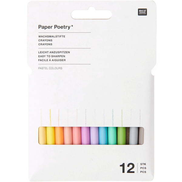 Pastel Wax Crayons