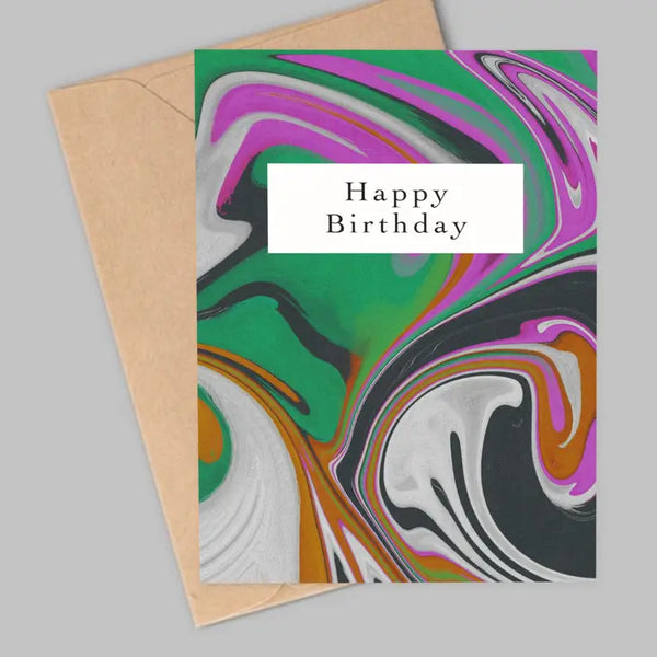 Marble Multi Birthday by Miscellany Press