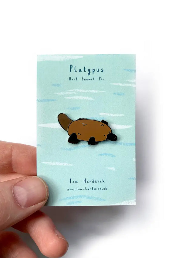 Platypus Enamel Pin Badge by Tom Hardwick