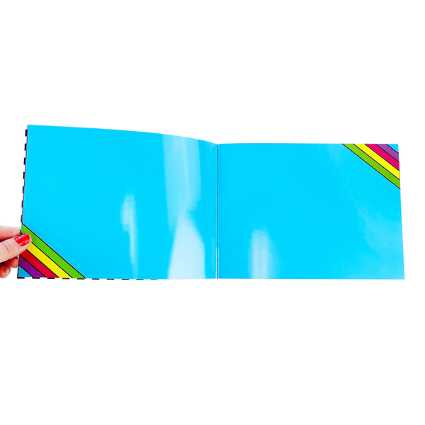 Retro Rainbow Sticker Collection Book