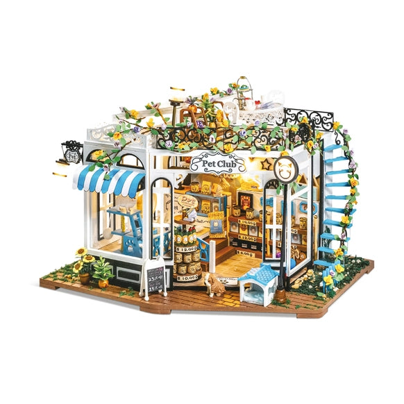 DIY Miniature House Kit Pet Club