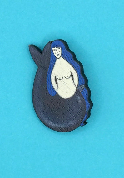 Mermaid Pin Brooch