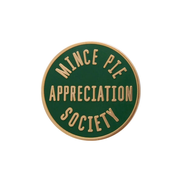 Mince Pie Appreciation Society Enamel Pin