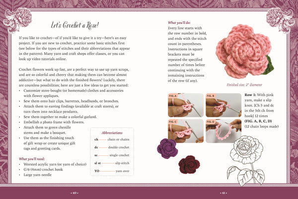 Vintage Blossoms and Blooms Sticker, Colour and Activity Book