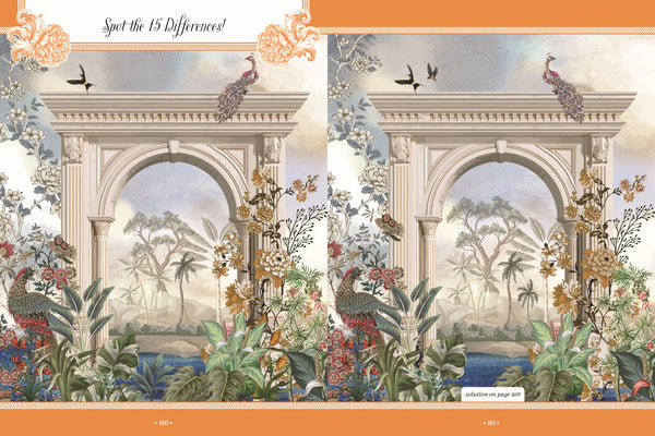 Vintage Blossoms and Blooms Sticker, Colour and Activity Book