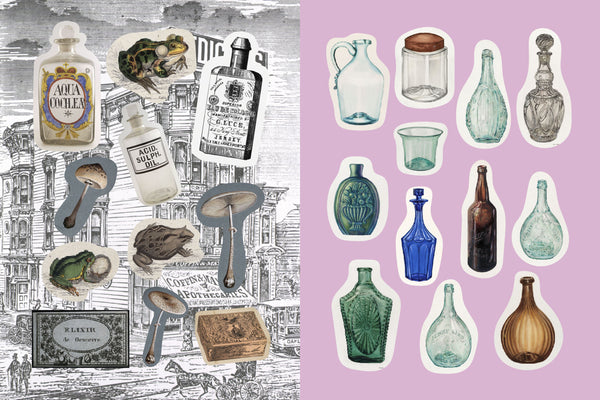 Apothecaries, Remedies and Rarities Sticker, Colour and Activity Book