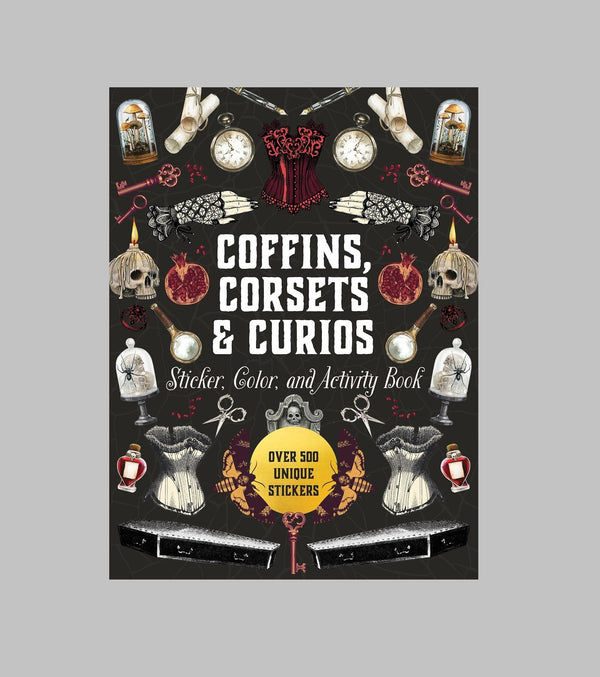 Coffins, Corsets and Curios Sticker, Colour and Activity Book