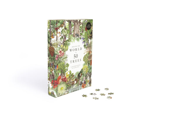 Around the World in 50 Trees Jigsaw Puzzle by Laurence King