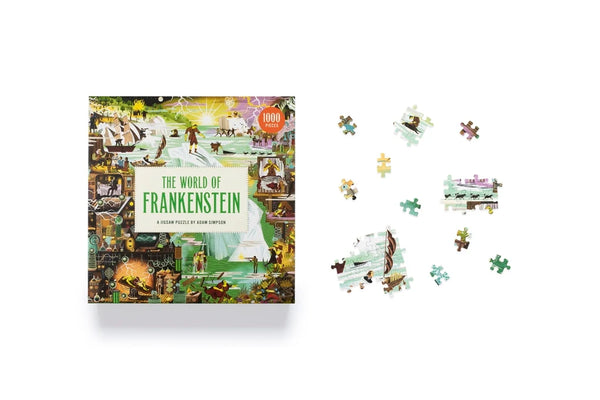 The World of Frankenstein 1000 Piece Jigsaw Puzzle