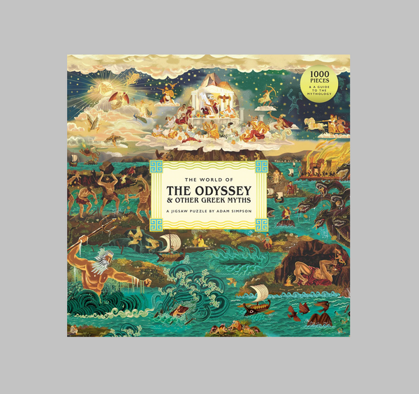 The World of the Odyssey & Other Greek Myths 1000 Piece Jigsaw Puzzle