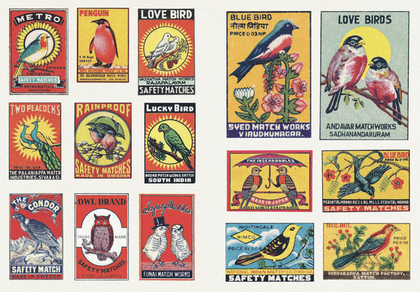 Vintage Matchboxes Sticker Book