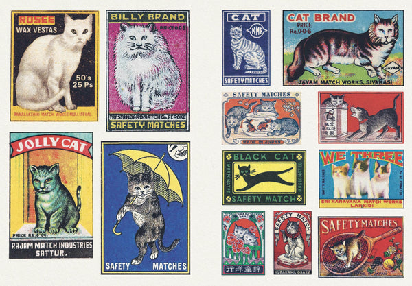 Vintage Matchboxes Sticker Book