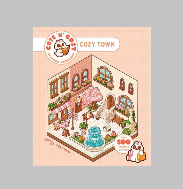 Cute 'n' Cozy Sticker Therapy: Cozy Town