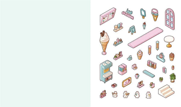 Cute 'n' Cozy Sticker Therapy: Cozy Town