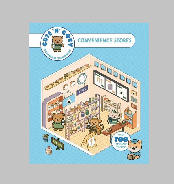 Cute 'n' Cozy Sticker Therapy: Convenience Stores