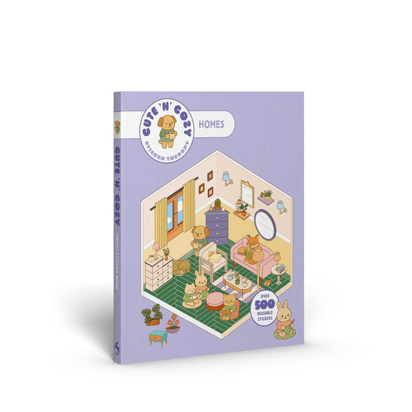 Cute 'n' Cozy Sticker Therapy: Homes