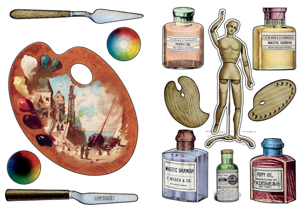 Artists Studio Sticker Book