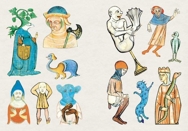 Crazy Medieval Dudes Sticker Book