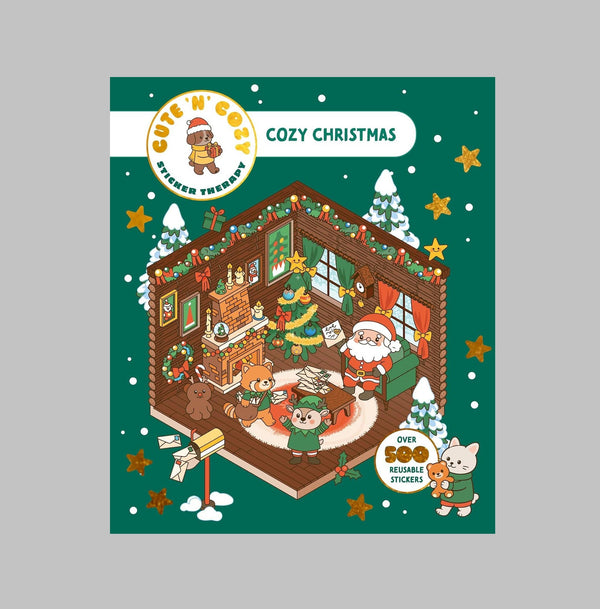 Cute 'n' Cozy Sticker Therapy: Christmas