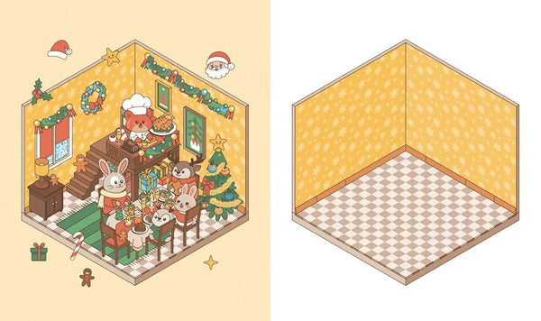 Cute 'n' Cozy Sticker Therapy: Christmas