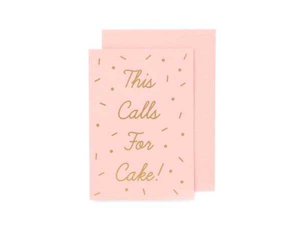 This Calls for Cake! by Yes! Paper Goods