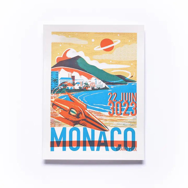 Monaco Grand Prix Screenprint