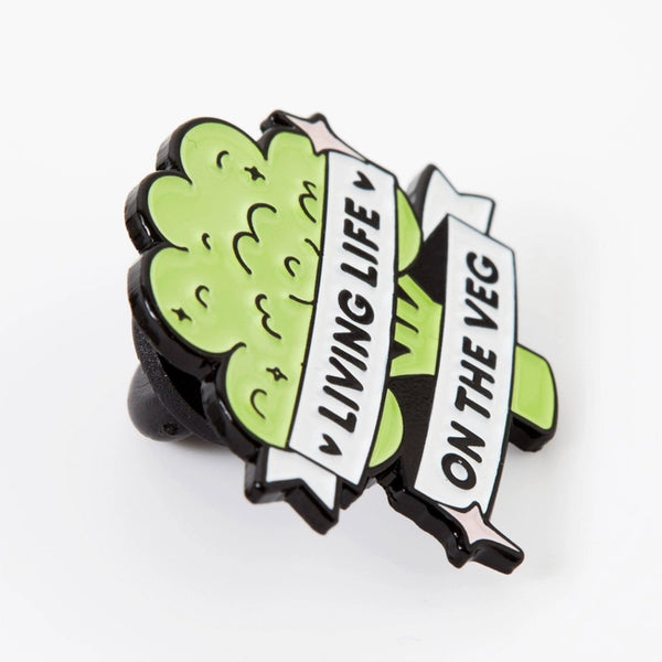 Living Life on the Veg Enamel Pin